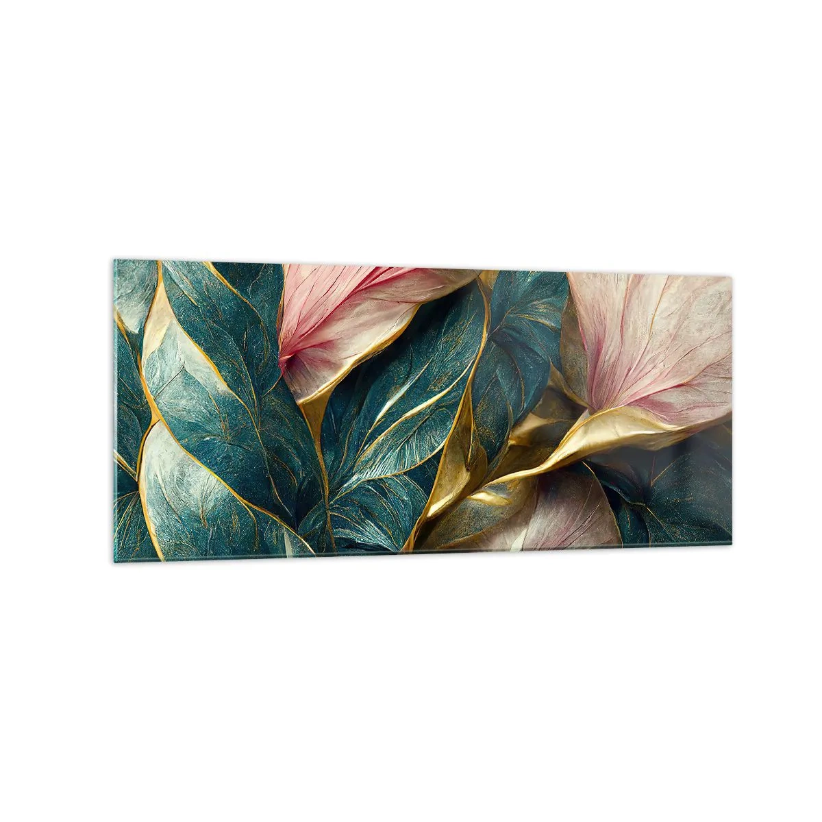 Glass picture - Natural Elegance and Style - 120x50 cm