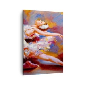 Canvas picture - Swan Gracefulness - 70x100 cm