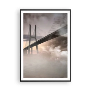 Poster in black frame - By the River that Doesn't Exist - 70x100 cm