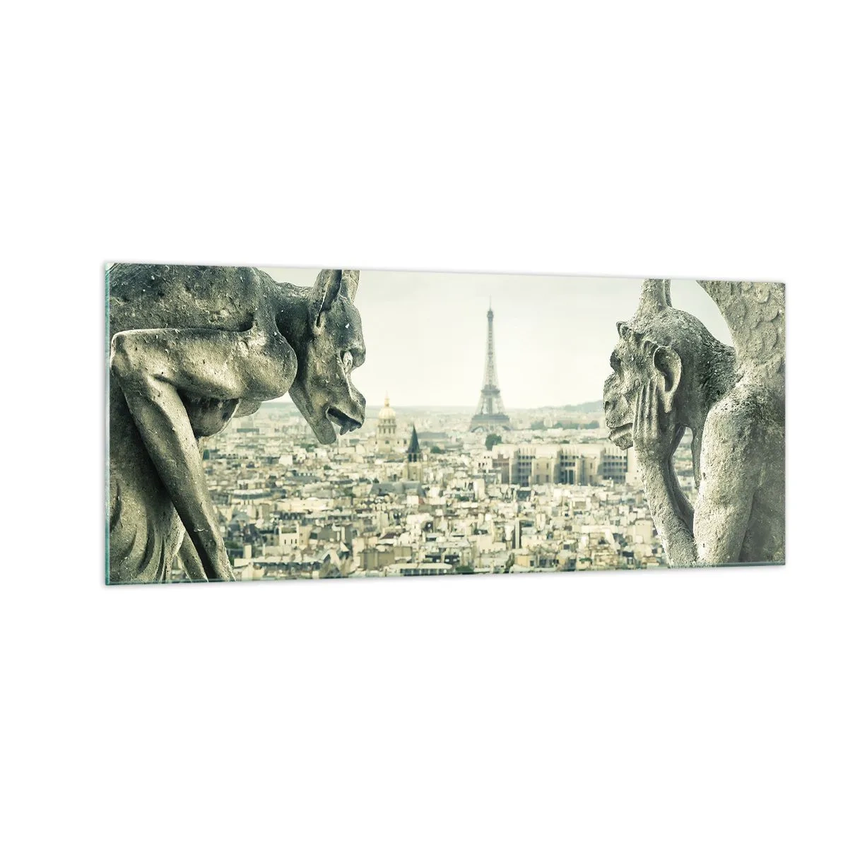 Glass picture - Parisian Talks - 100x40 cm