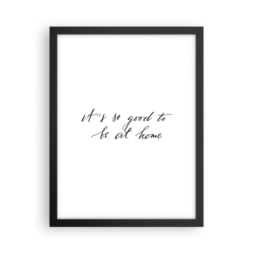 Poster in black frame - Whole Truth - 30x40 cm