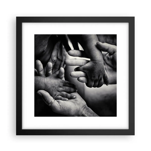 Poster in black frame - To be a Man - 30x30 cm