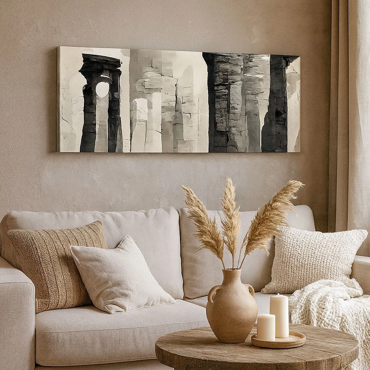 Canvas picture - Majesty of Antiquity - 100x40 cm