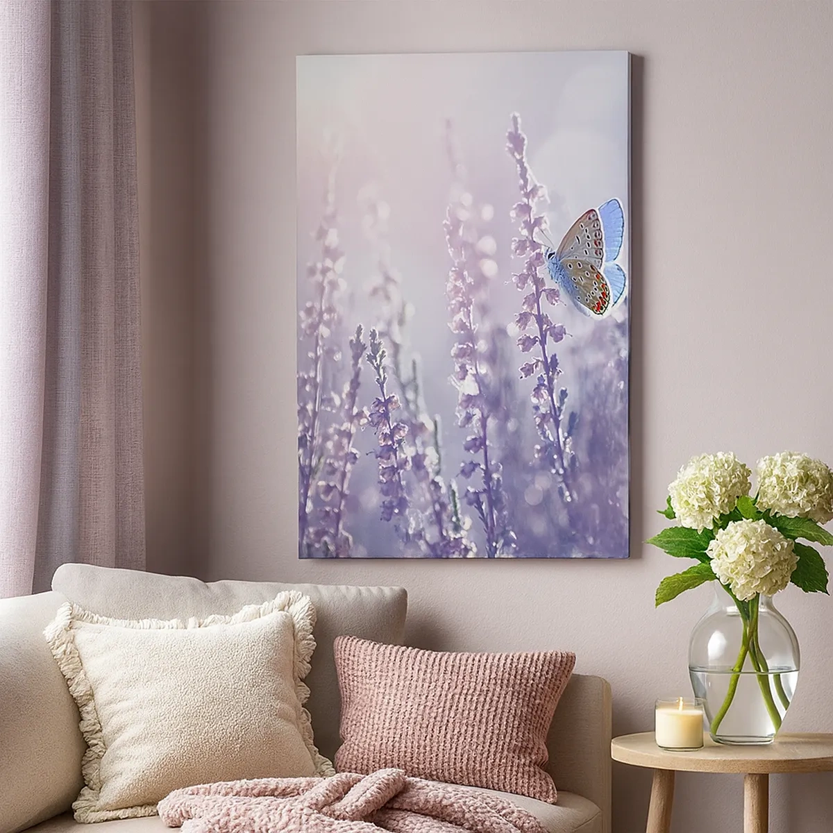 Canvas picture - Kiss of a Butterfly - 50x70 cm