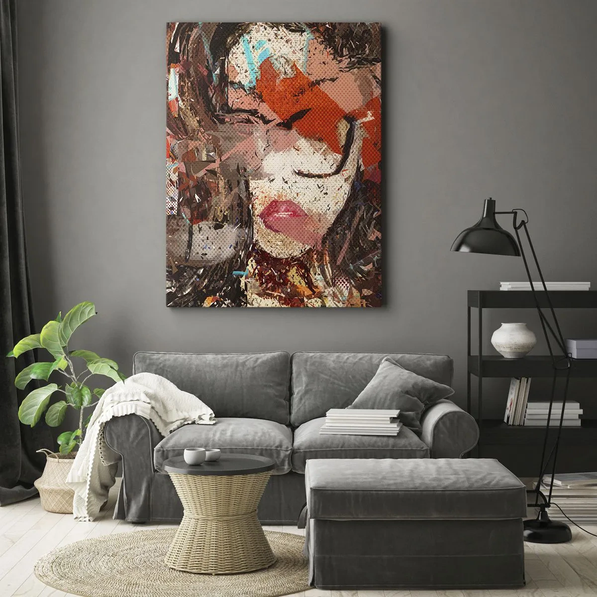 Canvas picture - No One Knows You Really - 45x80 cm