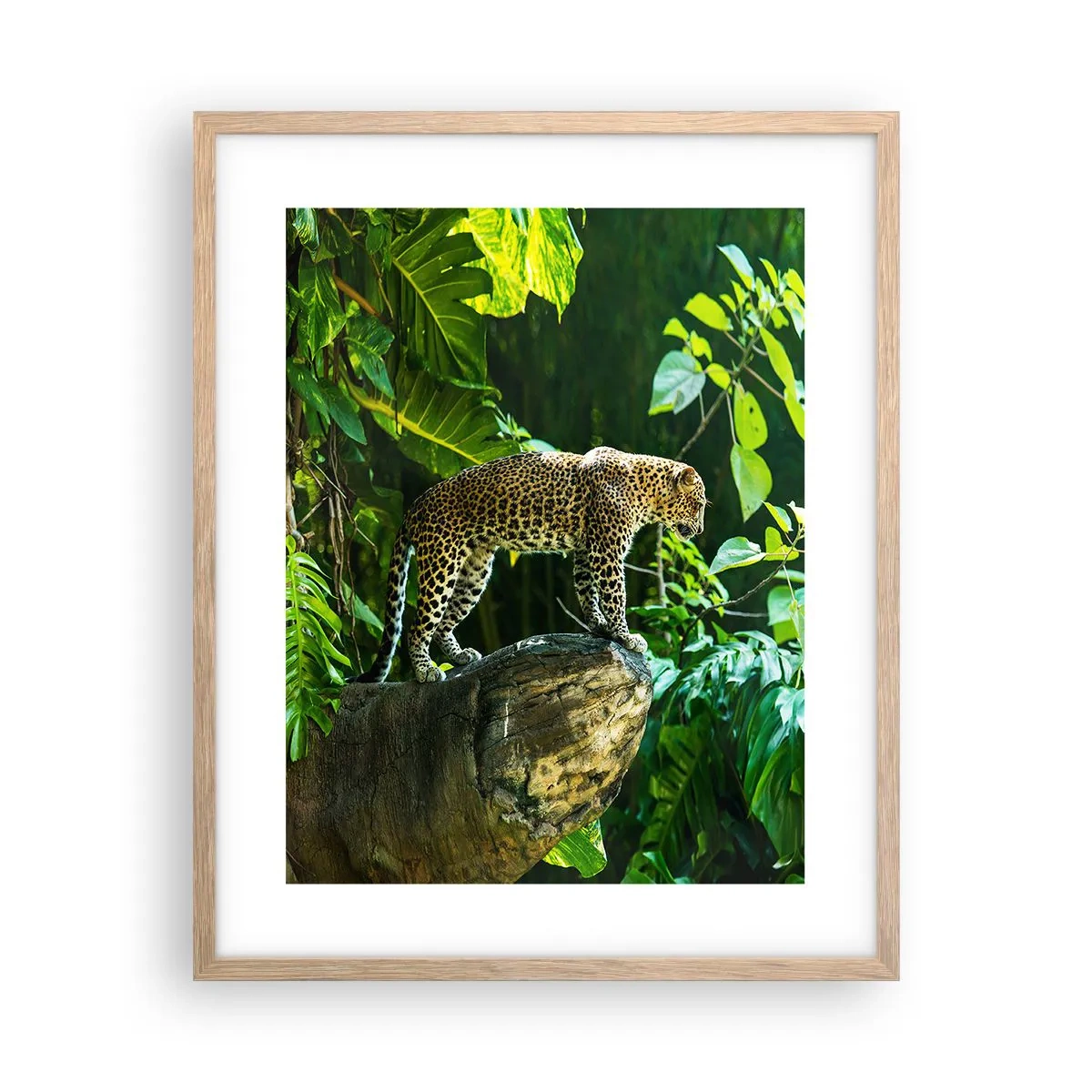 Poster in light oak frame - Going Hunting? - 40x50 cm