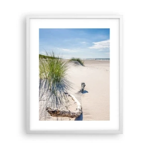 Poster in white frmae - The Most Beautiful? Baltic One - 40x50 cm