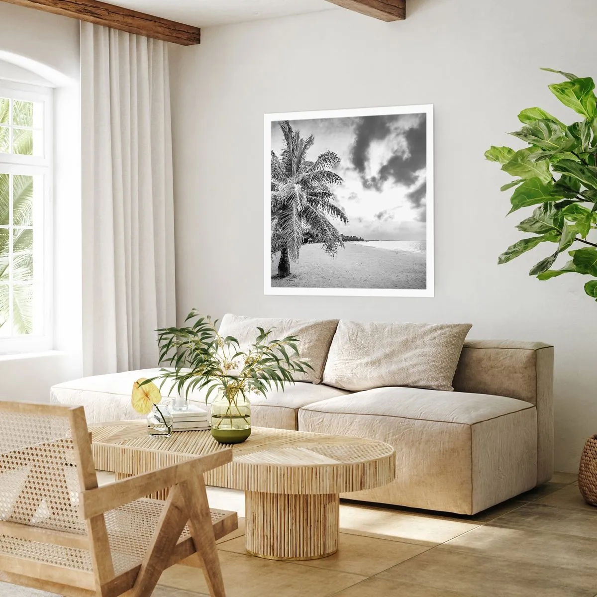 Poster - When You Miss Loneliness… - 60x60 cm