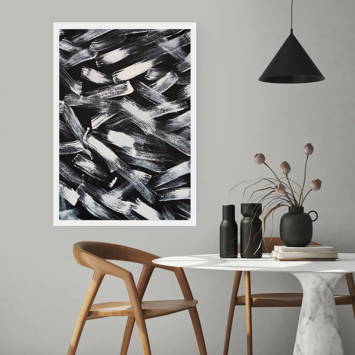 Poster - Abstract in Industrial Spirit - 61x91 cm