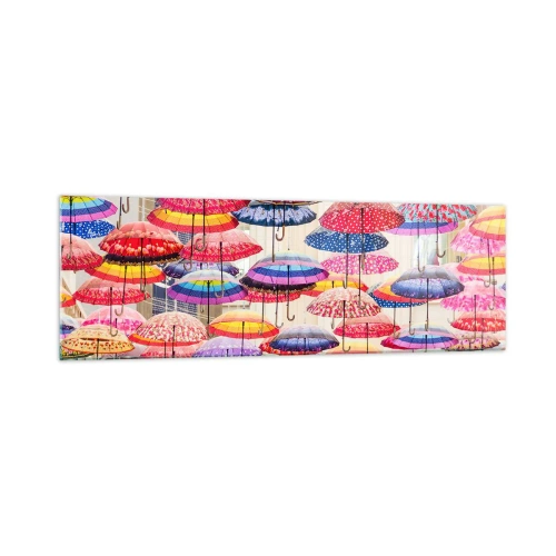 Glass picture - City Meadow - 160x50 cm