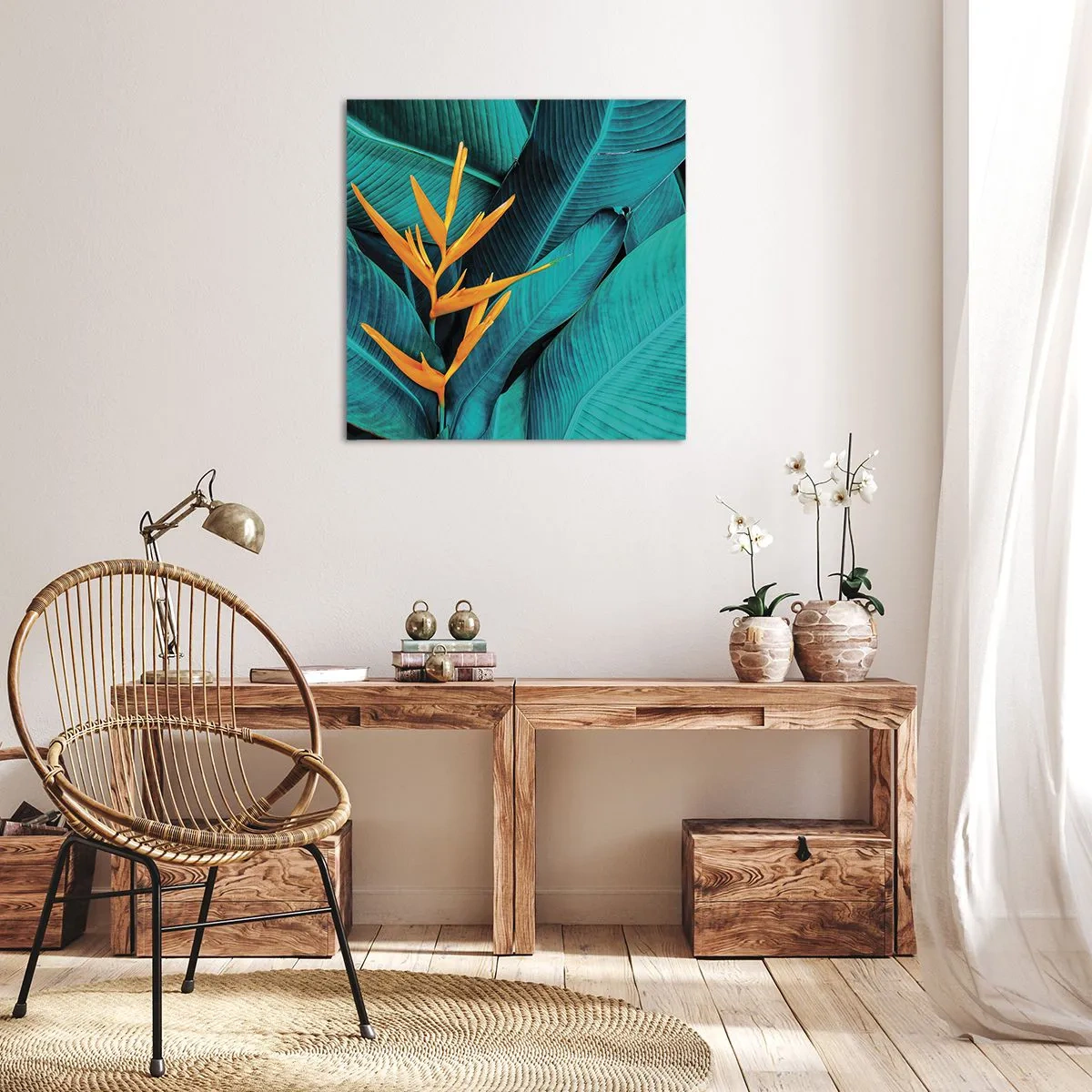 Canvas picture - Flower of Eden - 60x60 cm