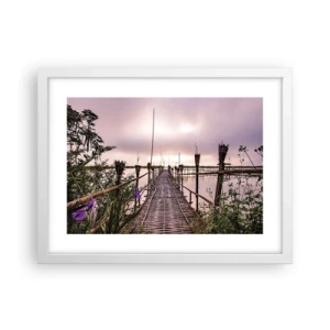 Poster in white frmae - Peace and Quiet of Asia - 40x30 cm