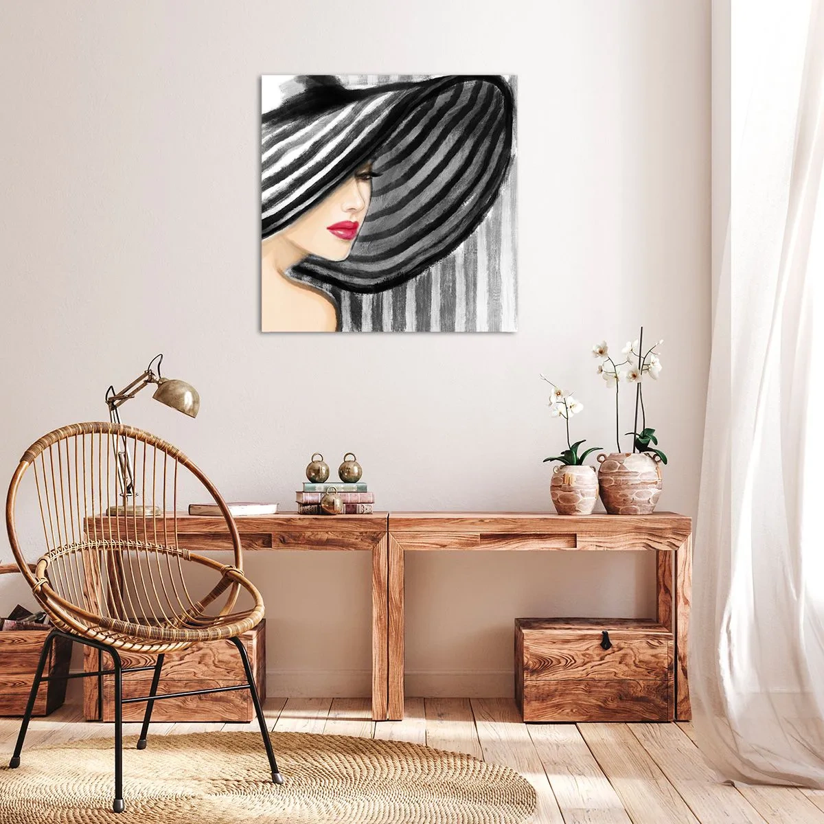 Canvas picture - Where Can I Find You? - 70x70 cm