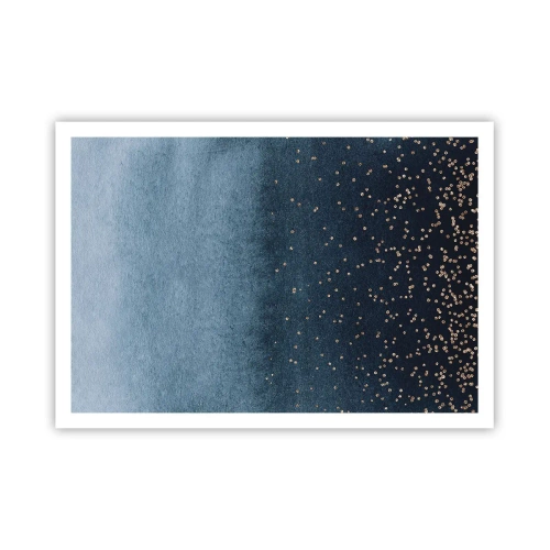 Poster - Composition - Blue Phases - 100x70 cm