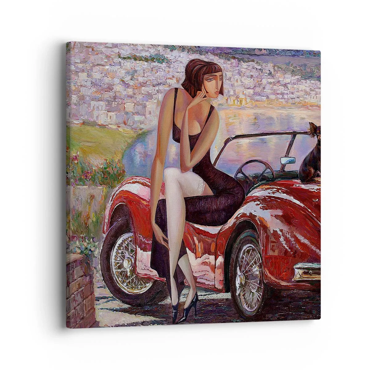 Canvas picture - Summer? Only in Riviera - 40x40 cm