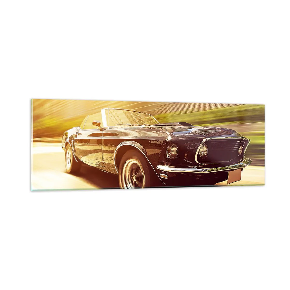 Glass picture - 1967- Return of the Legend - 90x30 cm
