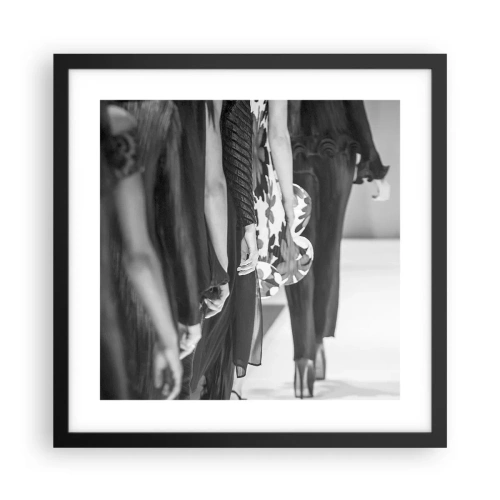 Poster in black frame - Stylish Parade - 40x40 cm