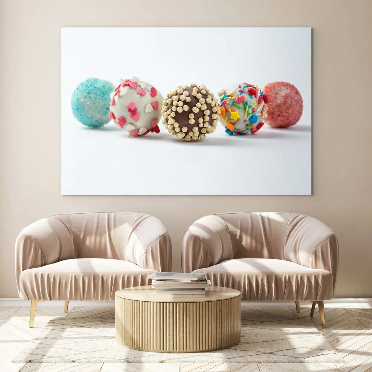 Glass picture - Life Can Be Sweet - 100x70 cm