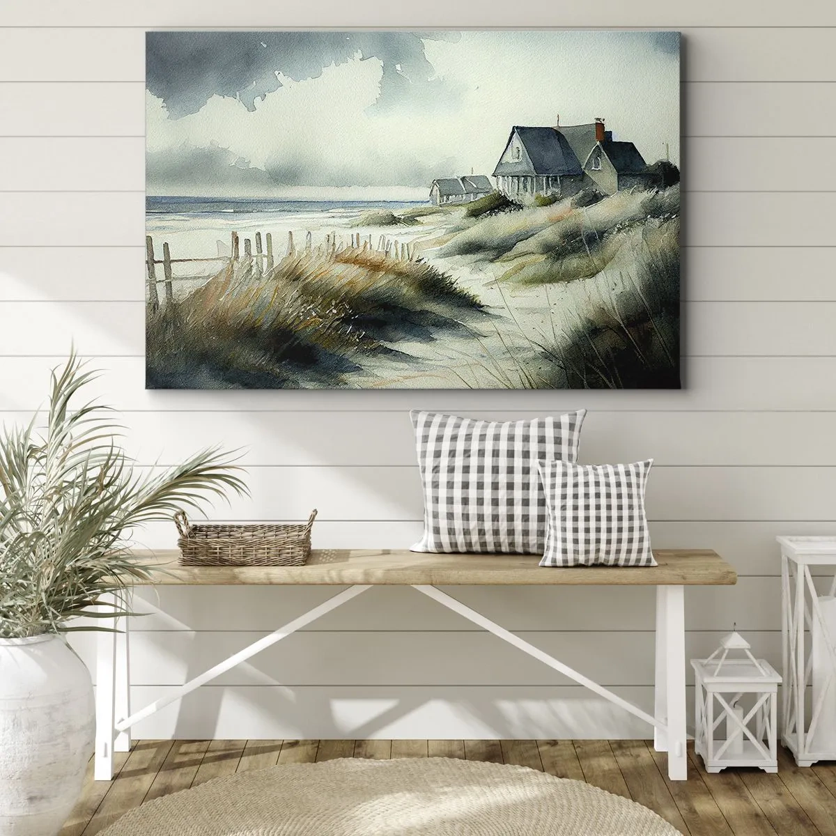 Canvas picture - Away from the Hustle and Bustle - 70x50 cm