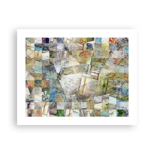 Poster - Geometric Reshuffling - 50x40 cm