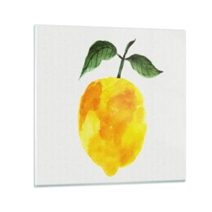 Glass picture - How to Get the Taste of the Sun - 70x70 cm