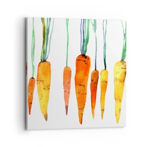 Canvas picture - Beauty of Common Carrot - 70x70 cm