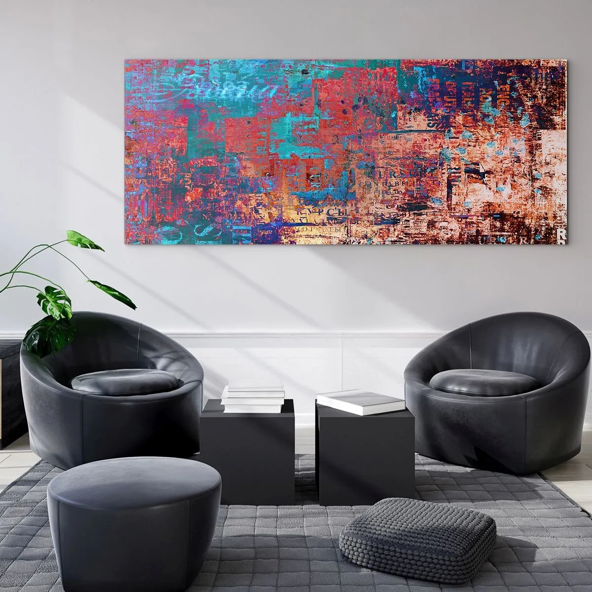 Glass picture - Memory and Oblivion - 100x40 cm