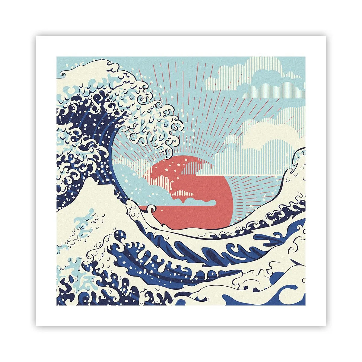 Poster - From Japanese Inspirations - 50x50 cm
