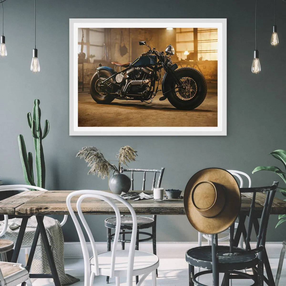 Poster in white frmae - I Can Do Anything - 100x70 cm