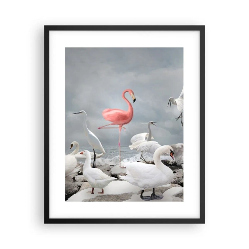 Poster in black frame - Where Did I Come from? - 40x50 cm