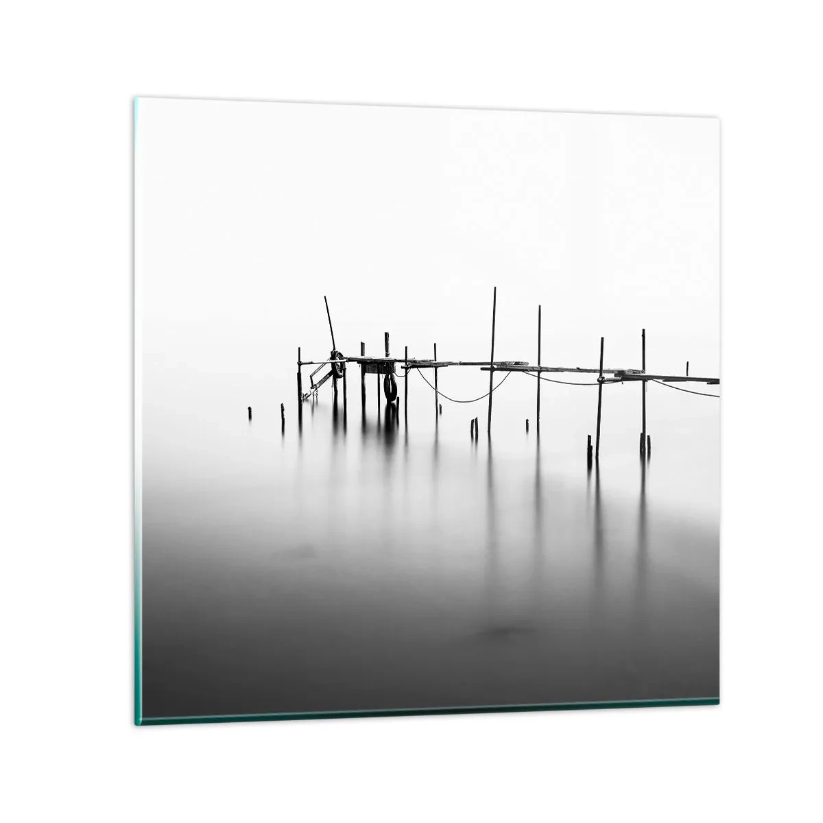 Glass picture - And If the World Doesn't Exist? - 50x50 cm