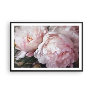 Poster in black frame - Captured in Full Bloom - 91x61 cm