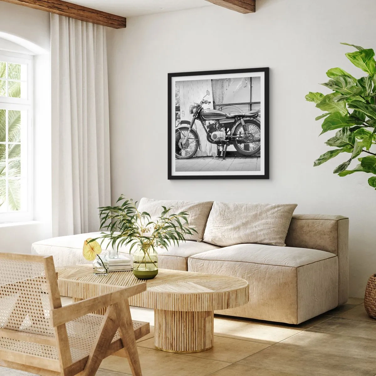 Poster in black frame - Classics above All - 50x50 cm