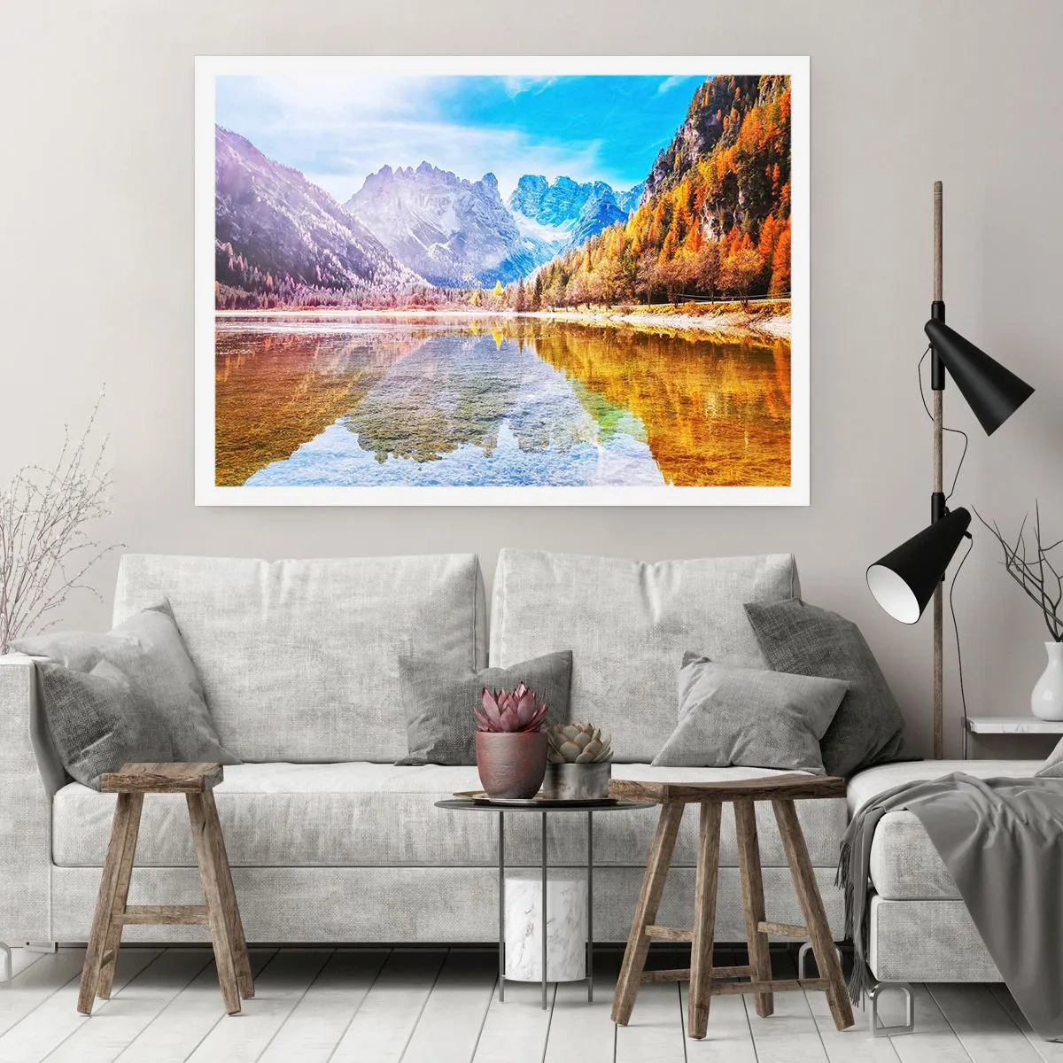 Poster - It's Autumn in the Mountains - 100x70 cm