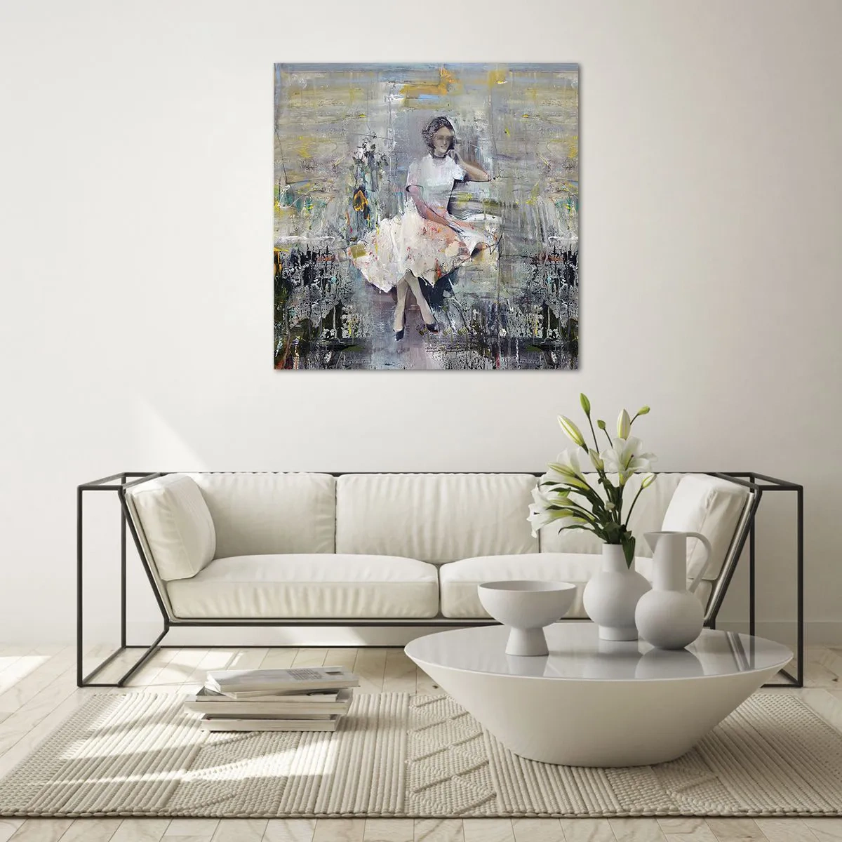 Glass picture - Classical and Modern - 40x40 cm