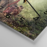 Clock face with numbers