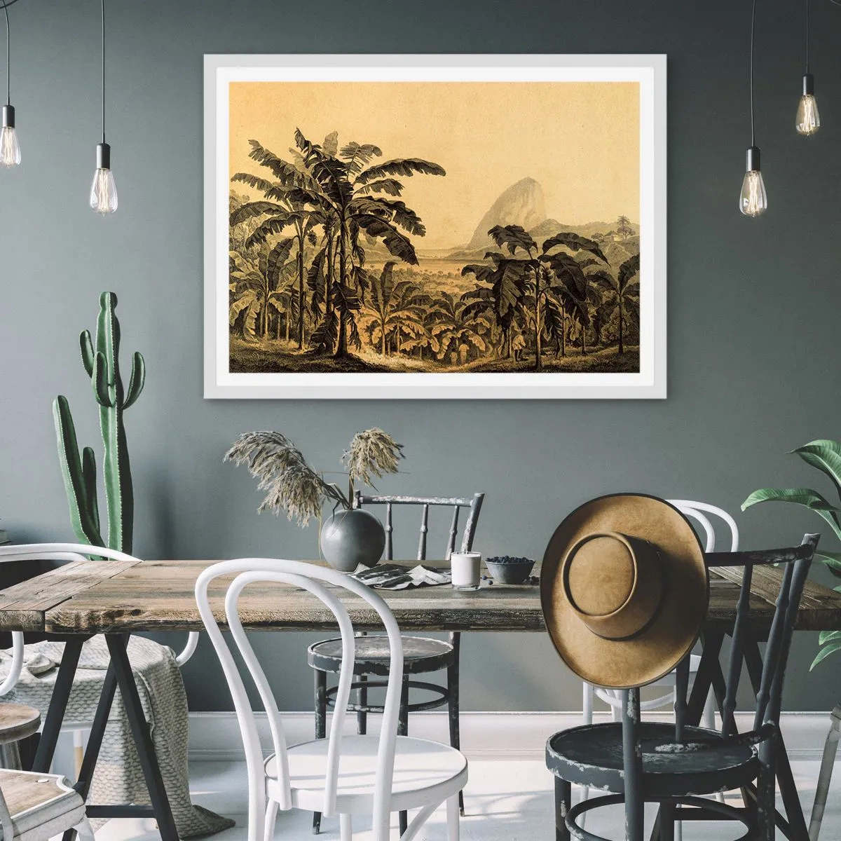 Poster in white frmae - In Colonial Character - 40x30 cm