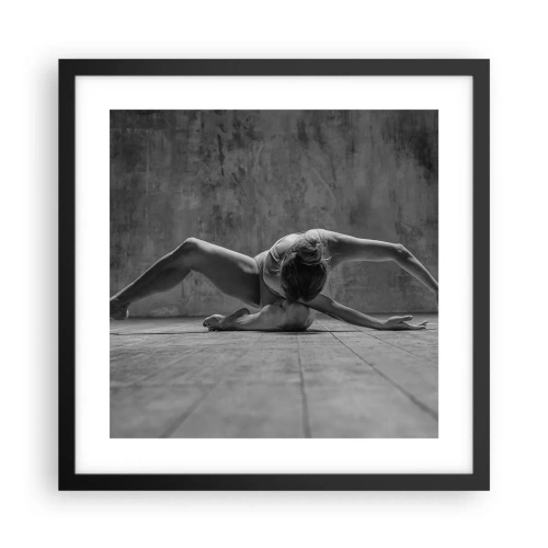 Poster in black frame - Found Symmetry - 40x40 cm