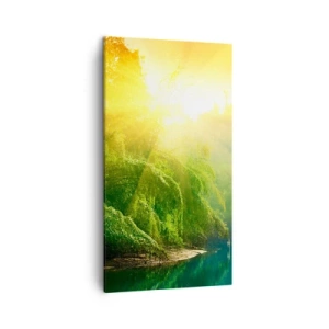 Canvas picture - Drowning in the Sun and Shadow - 45x80 cm