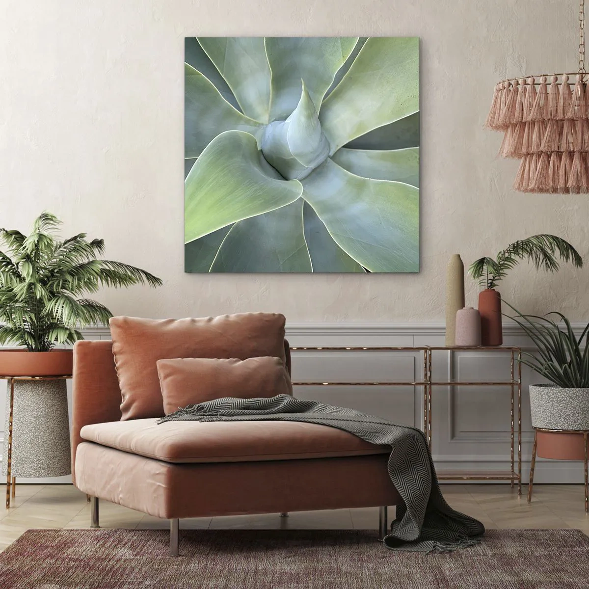 Canvas picture - Birth of Green - 30x30 cm