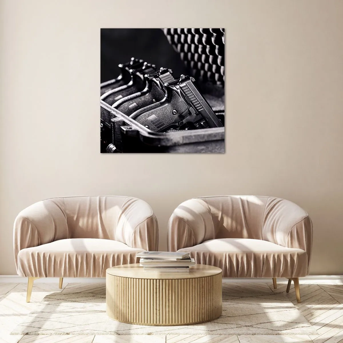 Glass picture - Male Sport - 30x30 cm