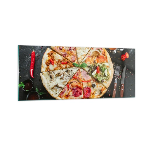 Glass picture - Range of Flavours - 100x40 cm