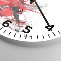 Clock face with numbers