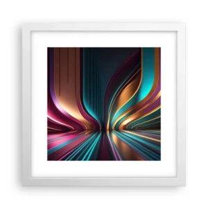 Poster in white frmae - Architecture of Light - 30x30 cm