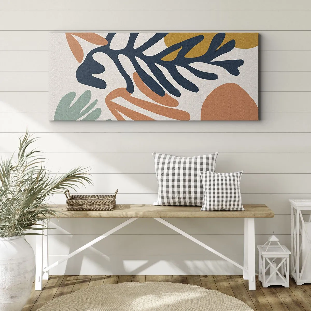Canvas picture - Coral Sea - 90x30 cm