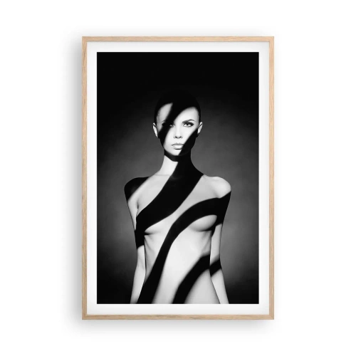 Poster in light oak frame - In the Light and in the Shadow - 61x91 cm