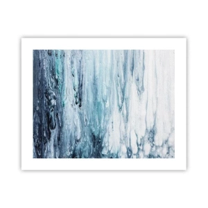 Poster - Blue Icicles - 50x40 cm