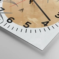 Clock face with numbers