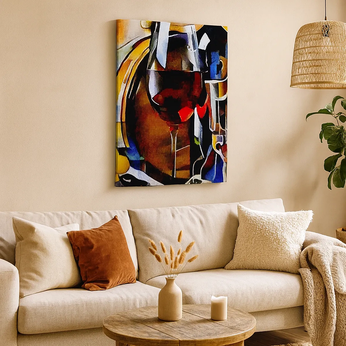 Canvas picture - And The World Fills With Colours - 50x70 cm