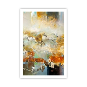 Poster - Gallopping through the World - 61x91 cm